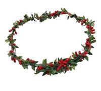 Hair Decorations Fascinators Strap Simple Green Leaf Flower Garland Jewelry Headband Forest Series Bulldozer Children'S Festival Tibetan Hair Accessories Simulation Multi-Color