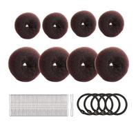 Hair Design Styling Tools, Hair Bun Maker - 53 x Doughnut Hair Bun Styling Tool Set - Easy Fast Hair Accessories, Hair Modelling Tool Set for Children, Girls, Women