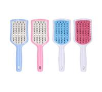 Hair Detangling Brush Hollow Out Curved Vented Hair Styling Comb for Dry Wet Use