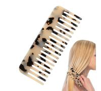 Hair Detangling Comb No Handle De-Tangler Handmade Saw-Cut Polished