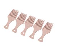 Hair Detangling Comb, Round Wide Teeth Greasy Hair Styling Comb, Ergonomic Handle, Barley Stalk Material, Lightweight Retro Hair Pick, Convenient Travel Hair Comb, Safe Design