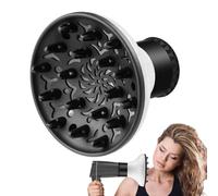 Hair Diffuser Accessory - Heat Resistant PC Styling Tool | Universal Air Flow Dryer Cover 16cm for Outlets 3.8 to 6cm | Increase Volume,