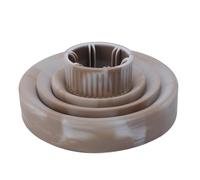 Hair Diffuser Foldable Portable Blow Dryer Attachment for Even Wind Distribution Long Lasting Curls with Silicone Material (Ink Yellow)