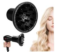 Hair Diffuser for Curly Hair Warm Air Universal Diffuser Hood Interface Dryer Styling Air Cover Curling Cover Tool Fluffy Hood Black