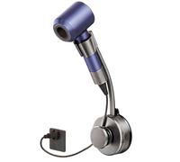 Hair Diffuser Stand - 8x33cm Adjustable Holder, ABS+Silicone+Carbon Steel Wall Mount, 360-Degree Hands-Free Blow Dryer Rack | Hair Dryer Organizer for Women, Mom, Wife, Girlfriend, Home, Apartment, Ba