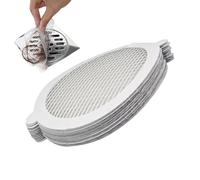 Hair Drain Stickers - Hair Catcher Drain Adhesive Stickers For Shower Floor, Adhesive Anti Clog Filter Off Mesh Cover That Blocks Debris With An Easy Tear And Paste Design, Keeping Sinks Clean And Dr