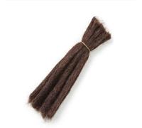 Hair Dreadlock Extensions,Hair Extensions,100% Human Hair Dreadlocks Extensions 10 Strands, 12 Inch Handmade Dread Loc Crochet Braids Hair Extensions(#4,8 Inch)