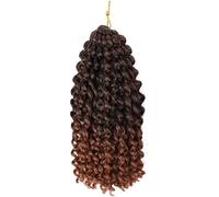 Hair Dreadlock Extensions,Hair Extensions,8 Inches Ombre Hair Extensions Synthetic Curl Jamaican Bounce Afro Kinky Curly Crochet Braids(T1B/308INCHES,3Pcs/Lot)