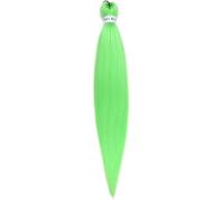 Hair Dreadlock Extensions,Hair Extensions,Hair Extensions For African Braids Synthetic Hair Pre Stretched Braiding Hair For Braids Extensions(GREEN26INCHES)