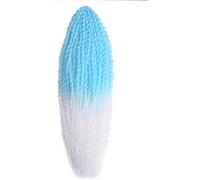 Hair Dreadlock Extensions,Hair Extensions,Hair Synthetic For African Braids Afro Curls Curly Brazilian Braiding Hair Extensions(BLUE 6028INCHES 120G,3Pcs)