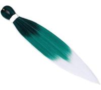 Hair Dreadlock Extensions,Hair Extensions,Long Ombre Braiding Synthetic Hair Easy Braids 90 Gram 26 Inch Hair Hair(GREEN26INCHES)