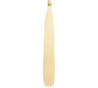 Hair Dreadlock Extensions,Hair Extensions,Long Straight Bulk Hair 22Inch Synthetic Natural Hair For Braids Brown Blonde Fake Bone Straight Braiding Hair Extensions(#613,22inches#5Packs)
