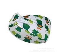 Hair Dressing Clips Luck Of The Irish Stretch Fabric Turban Headband Headwrap Hair Accessories Teen To Adul Accessories For Short (B, 24x10x2cm)
