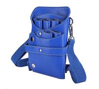 Hair Dressing Scissor Holster Waist, Portable Hairdresser Scissors Bag with Detachable Strap, Hairdressing Tool Pouch Bag for Accommodate Scissors, Combs, Hair Clipper (Blue)