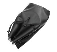 Hair Dryer Black Pu Leather Storage Bag Portable Carrying Case
