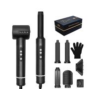 Hair Dryer Brush,7 in 1 Auto Air Curling Iron Set 3 Temperature 1000W Powerful Negative Ionic Hair Styler, 60000RPM Air Styler, Multi-Hair Styling Brush