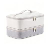 Hair Dryer Carrying Case, Polyester Travel Bag with Double Layer Storage 14 x 5.9 x 6.3 in for Shark FlexStyle and Hair Styling Tools, Business Trip Home Use (Grey)
