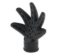 Hair Dryer Diffuser Hand Shape Universal Blower Cover Honeycomb Design | Plastic black 20x16cm honeycomb design reduces heat damage prevents frizz salon effect at home fits most dryers