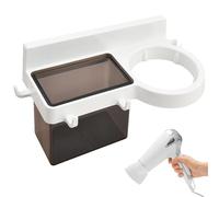 Hair Dryer Holder for Wall Hairdryer Holder Station Hair Dryer and Straightener Holder Hair Dryer Holder for Dressing Table Hair Accessories Organiser