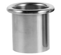 Hair Dryer Holder Stand Stainless Steel for Bathroom Countertop | Secure Upright Support, Space Saving Design, Universal Fit for Salon Use, Silver Finish, Smooth Rounded Edges