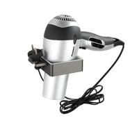 Hair Dryer Holder Wall Mount - Grey 12x3x12 cm