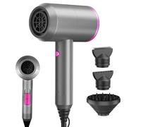 Hair Dryer Professional Ionic Hairdryer 2000W Performance AC Motor with 1 Diffuser & 2 Concentrator, 2 Speed 3 Heat Setting, Cool Shot Button, for Women & Man