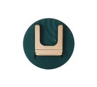 Hair Dryer Storage Holder Plastic Wall Mounted Foldable Hotel Washroom Bathroom Makeup Room Blower Organizing Rack Green
