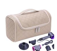 Hair Dryer Travel Bag, Hair Dryer Travel Case with Large Capacity and Hooks, Hair Air Wrap Dryer Case, Protective Portable Hair Bags, Hair Things, Toiletry Bag, Hair Bag, Pink, see description, See
