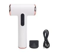 Hair Dryer with Concentrator, 15000mAh Portable Hair Dryer, 3 Speeds 3 Temp, USB Rechargeable, Turbo Heat and Cold Shot Features, 200W Cold Hot Wind, for Dorm Camping Travel