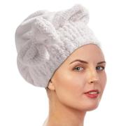 Hair Drying Towels Towel Cap, Wrap, Accessories, Hat, Quick Drying | With Bow-Knot for Curly Long Thick Women Anti Frizz Quick Dry Wet Women Men Kids Hat Wrap