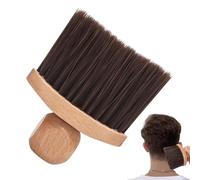 Hair Duster - Soft Bristle Barber Neck, Wooden Handle Grooming Tool, Lightweight Hair Cleaning | Practical Haircut Supply for Beauty Salon Home Apartment Hairdressers Men Husband Gra