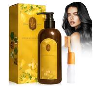 Hair Dye, 2025 New Nourishing Plant-Based Natural Hair Color, Single Agent Floral Dye, Instant Herbal Hair Dye Shampoo Gentle for Scalp, Deeply Nourishing for Women and Men (Natural black)