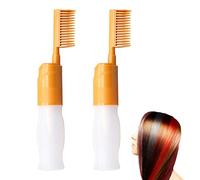 Hair Dye Bottle Applicator Comb Hair Color Applicator Bottle Plastic Color Shampoo for Coloring Tool 2PCS 110ml..