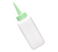 Hair Dye Bottle: Reusable Applicator Compression Bottle, Precision Color Dispenser | Graduated Tip Cap Design, Salon Coloring Theme, Plasti