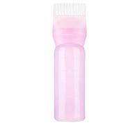 Hair Dye Brush Bottle, Lightweight Root Comb Applicator With Graduated Scale, Shampoo Hair Color Oil Tool for Home Salons
