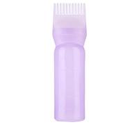 Hair Dye Brush Bottle with Lightweight Root Comb Applicator, Graduated Scale, Perfect for Home Salons