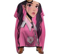 Hair Dye Cape African American Black Woman Girl Art, Unisex Hair Cape personalised Barber Hairdresser Capes for Coloring Haircut 140X168cm