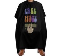 Hair Dye Cape Free Hugs Sloth Unisex Hairdressing Apron Personalised Hairdressing Cape For Styling Hairdresser Salons