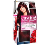Hair Dye Casting Creme Gloss Without Ammonia N360 Black Cherry