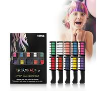 Hair Dye Comb, Appehinglaus Hair Dye Comb, Hair Dye Comb 10 PCS, 10 Colors Hair Chalk Comb Kit Temporary Washable Dye Brush, Washable Hair Chalk for Party Daily Birthday(1set)
