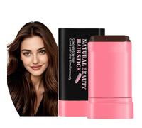 Hair Dye Comb for Grey Hair Coverage Portable Brown Hair Colour Stick Easy to Use Semi-Permanent Hair Dye for All Hair Types,Quick Root Touch Up (Brown)