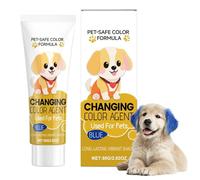 Hair Dye for Dogs, Long-Lasting Pet Supplies, Dog Hair Even Color Solution, for All Breeds Grooming Shows Stage Cosplay Night Walks Birthday Party Home Travel