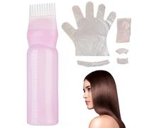 Hair Dye Kit 160ML Hair Oil Applicator Bottle with Scale and Disposable Color Kit Includes Ear Cover Gloves Cape Cap DIY Salon Home Dying Tool Dye Ki