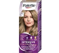 Hair dye Palette Intensive Color Creme 7-21 Ashy Middle Blond, Permanent, Covers gray hairs, Long lasting effect, intense color 110 ml x 2 (Pack of 2)