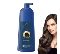 Hair Dye Shampoo 500 ml - Hair Dye Shampoo with Gentle Formula, Easy Colour Refreshing for Grey Hair Coverage, Equally Suitable for Men and Women, for Home and On the Go