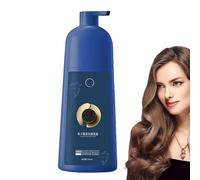 Hair Dye Shampoo 500 ml - Hair Dye Shampoo with Gentle Formula, Easy Colour Refreshing for Grey Hair Coverage, Equally Suitable for Men and Women, for Home and On the Go