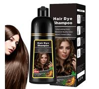 Hair Dye Shampoo, 500ml Hair Color Shampoo For Grey Hairs Coverage, Long Lasting Natural Colour Shampoos For Men Women Colours In 10-15 Minutes