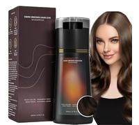 Hair Dye Shampoo,Hair Dye Sham-poo,Instant Ha-ir Dy-es Shampoo,Ha-ir Colour Sham-poo Care,3 In 1 Instant Hairs D-ye Sham-poos,Easy Use Shampoos D-ye,Colour Shampoos Cover Grey Hairs,Dark Brown