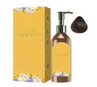 Hair Dye Shampoo - Plant-Based Fragrance Floral Shampoo | 300mL Instant Hair Colour Shampoo | Long Lasting-Natural Hair Dye Coloring in Minutes for Women & Men