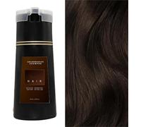 Hair Dye Shampoo, Safe Hair Color Solution with Gray Coverage-Ammonia-Free, Plant herbs Instant Dye Shampoo for Men,Women, Adds Vitality and Shine, Natural Botanical Herbal Formula (Dark Brown)